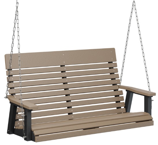 Berlin Gardens Casual-Back Double Swing (Stainless Chains)